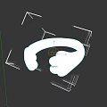 Unique Golden Claw Shaped Ring Stylish Jewelry Accessory For Daily Wear