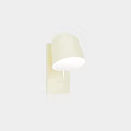 Modern Golden Metallic Wall Sconces with Curved Shades Wall Mounted Illuminated Light Fixtures