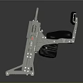 SPART Multifunctional Fitness Training Chair With Metal Frame And Black Seat