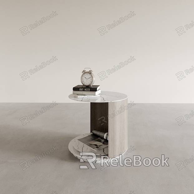 Coffee table side table round table low table corner table square table model