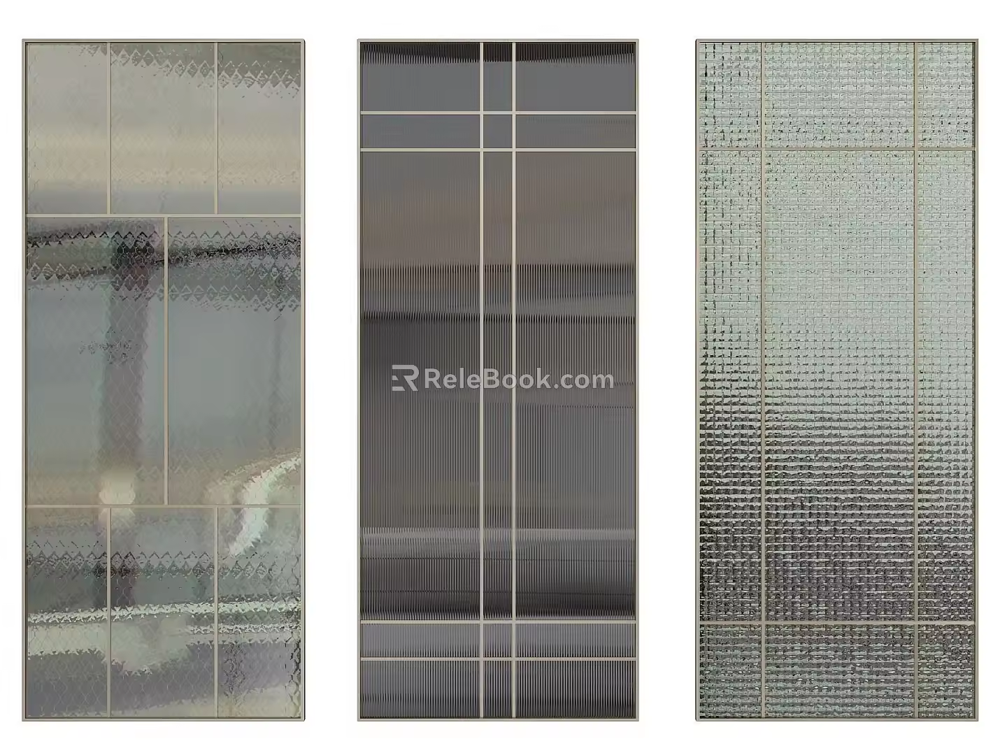 Glass partition 3d model