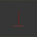 Red Telescopic Barrier With White Stripes And Foldable Safety Design Structure