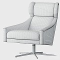 Ekholtz Swivel Chair NARA 3d model