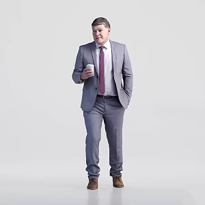modern man 3d model