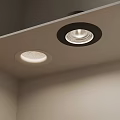 Modern Recessed Ceiling Lights With Two Fixtures In Minimalist Interior Design