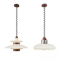 Modern Middle Style Chandelier 3d model
