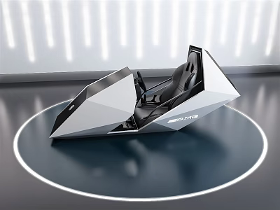 Modern equipment Mercedes-Benz game machine 3d model