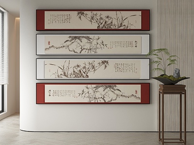 New Chinese Decorative Painting model