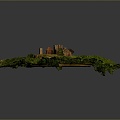 Monuments Sites Sites Sites Ruins Castle Fortress Ancient Castle Ancient Ruins Realistic 3d model