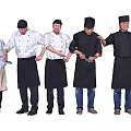 Modern Multiplayer Character Chef 3d model