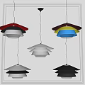 Modern Chandelier Glass Chandelier Bedside Chandelier Bar Table Chandelier Linear Chandelier 3d model