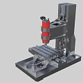 Milling CNC machine tool production equipment 3d model
