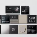 Switch panel intelligent switch combination 3d model
