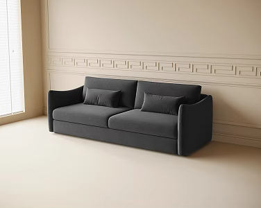Modern double sofa 3d model