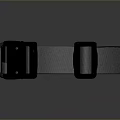 Adjustable Daily Life Belt With Durable Fabric Strap And Secure Plastic Buckle