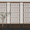 Modern partition screen partition 3d model