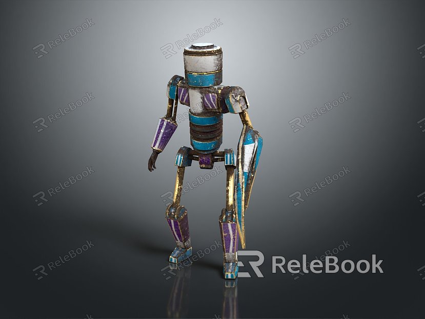 Robot Robot Assistant Small Robot Robot Butler Robot Butler Figure Game Figure model