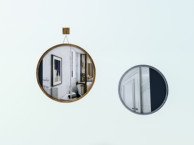 Modern Mirror Decorative Mirror Bathroom Mirror model