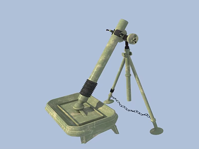 Modern mortar 3d model
