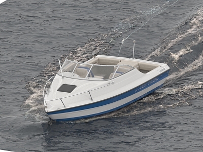 Modern Speedboat 3d model