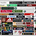 Diverse Brand Logos Collection Featuring Various Famous Companies Logos
