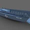 Blue Yacht Exterior With American Flag And PA13 27 Number