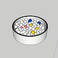 Colorful Mixed Playground Balls In White Bowl For Kids Playground Equipment