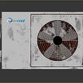 Electronic Appliance Outdoor Air Conditioner Unit With White Fan Grill Design