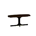Emme Modern Italian Dining Table Log Dining Table Light Luxury Dining Table 3d model