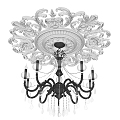 French chandelier 3d model