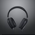 Modern Over Ear Headphones Electronic Device With Comfortable Earpads And Sleek Design