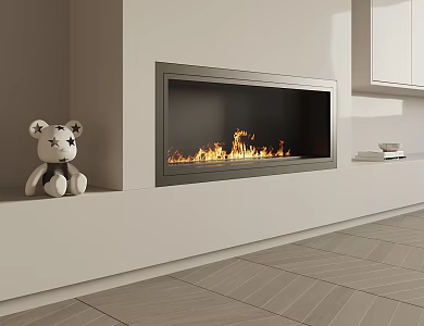 Fireplace 3d model