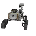 Mars probe 3d model