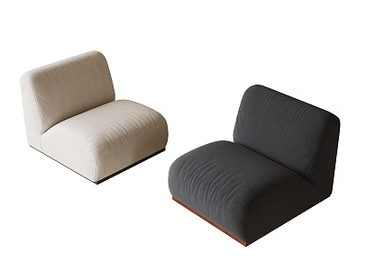 Modern Lazy Sofa Stool Leisure Chair 3d model