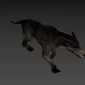Fierce Fantasy Creature Character With Rough Skin And Sharp Teeth For Game Or Movie