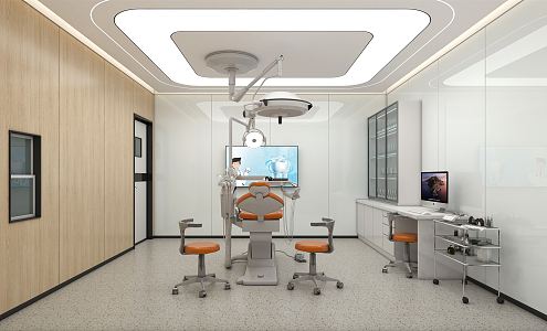 Modern Operating Room 3d model