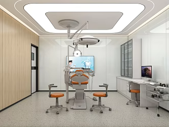 Modern Operating Room 3d model