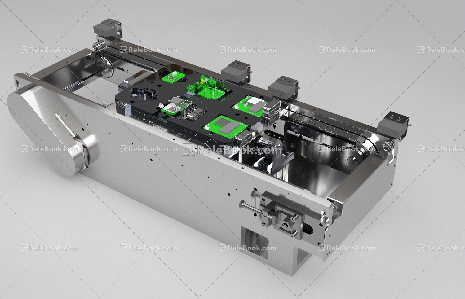 plastic chain line machine tool plastic machine tool chain line machine tool 3d model