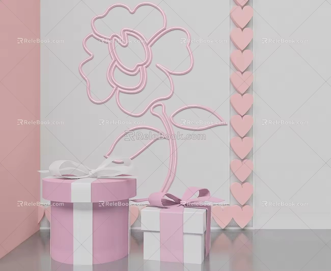 E-commerce Scenario 3d model