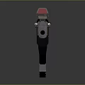 Futuristic Sci Fi Weapon 3D Rendered Design With Metallic Finish And Tactical Grip