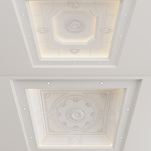 European-style ceiling 3d model