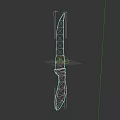 The Weapon Knife Featuring Sharp Stainless Steel Blade And Ergonomic Handle Design