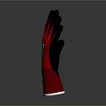 Professional Power Glove with Red and Black Design for Daily Use