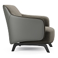 Modern Poliform Single Sofa 3d model