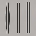 Black Cabinet Handles with Various Modern Styles and Sleek Metal Designs