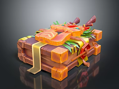 Magic Book Cartoon Book Summoning Book Ancient Book Magic Summoning Book Animation Book 3d model