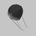 Futuristic Spherical Robot With Metallic Surface Antennas And Green Smiley