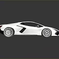 White Sports Car Featuring Red Interior Sleek Design Futuristic Styling And Alloy Wheels