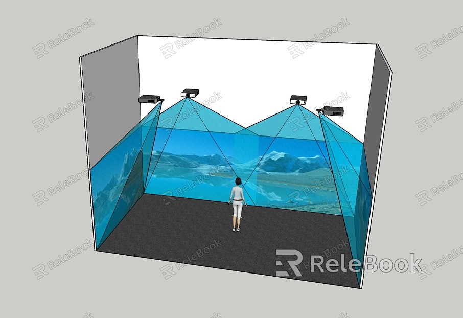 Modern Projector Projector Virtual Interaction model