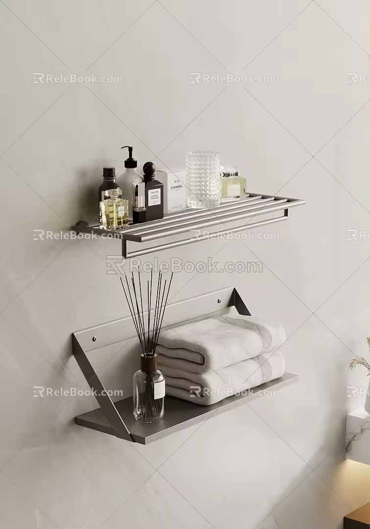 Towel Bar Towel Rack Towel Rack Towel Rack 3d model